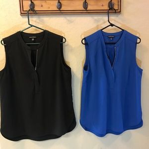 Two Hilary Radley Short Sleeved Blouses